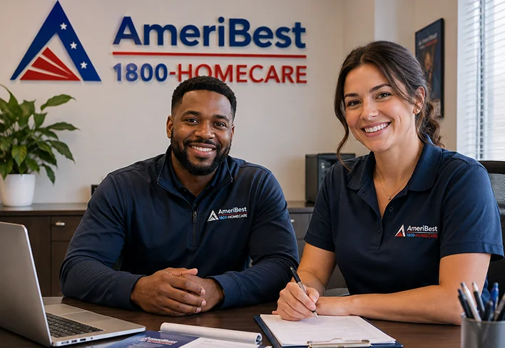 AmeriBest team members in office